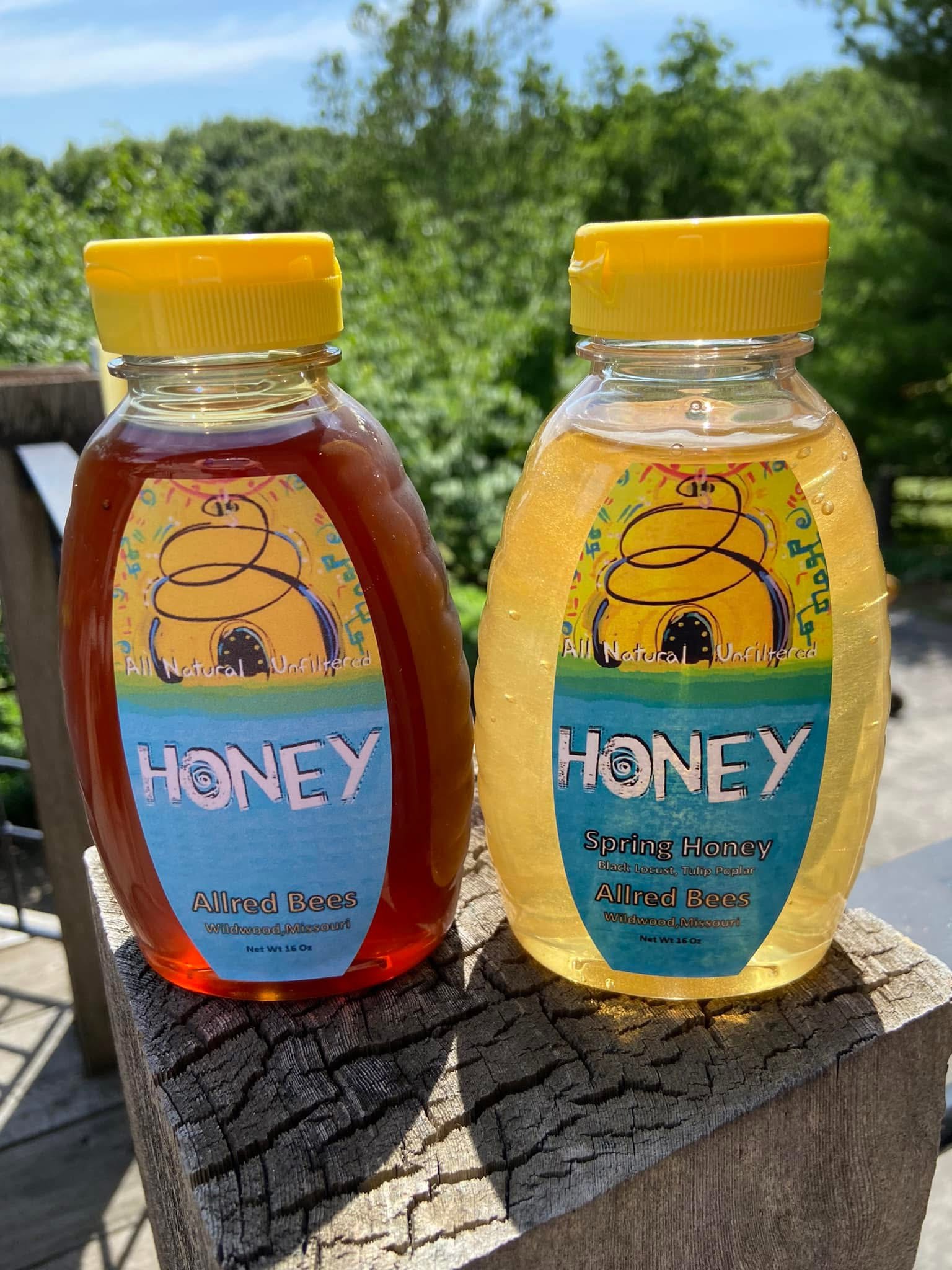 AllredBees spring and summer honey